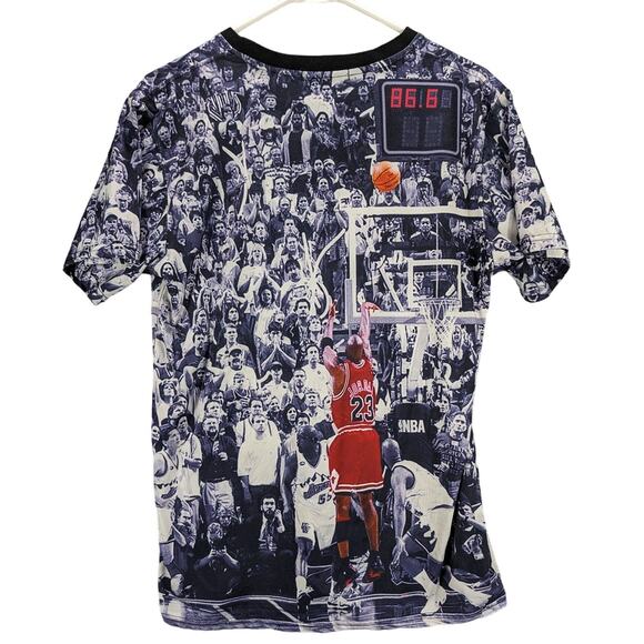 Jordans Last Shot Shirt Mens Medium Winita Basketball Double sided Crew neck - Picture 8 of 8